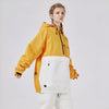 Doudoune de ski jaune pour femme