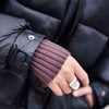Doudoune en coton rembourré avec ceinture pour femme