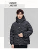 Doudoune en duvet à motif pour homme et femme