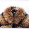 Doudoune en fausse fourrure pour femme