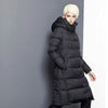 Doudoune longue noire pour femmes