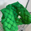 Doudoune matelassée vert fluo sans manches