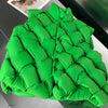 Doudoune matelassée vert fluo sans manches