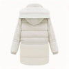 Doudoune mi-longue en duvet de canard pour femme