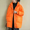 Doudoune orange oversize pour femme