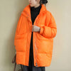 Doudoune orange oversize pour femme