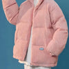 Doudoune oversize en velours côtelé pour femmes