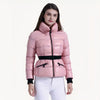 Doudoune rose à ceinture pour femme