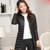 Doudoune noire longue et fine pour femme