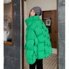 Doudoune verte oversize pour femme