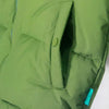Doudoune verte pour femme doublure en polaire