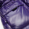 Doudoune violette en duvet pour femme