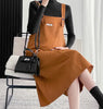 Ensemble de grossesse robe salopette et sous pull
