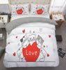 Housse de couette avec chats mignons