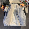 Doudoune réversible pour femme large et en polaire
