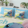 Parure de lit Disney Stitch avec ses amis à la plage