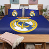 Parure de lit Real Madrid bleu pour deux personnes