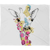 Parure de lit girafe aquarelle