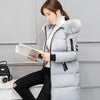 Doudoune chaude mi-longue pour femme