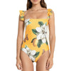 Maillot de bain une pièce en jaune