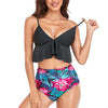 Maillots de Bain Vintage deux pièces tropical