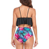 Maillots de Bain Vintage deux pièces tropical