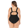 Maillot de bain une pièce motif léopard grande taille