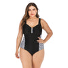 Maillot de bain une pièce motif léopard grande taille