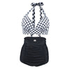 Maillots de bain vintage en noir et blanc