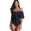 Maillot de bain une pièce bleu marine