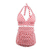 Maillots de Bain Vintage rouge et blanc