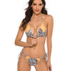 Maillots de Bain Vintage - Bikini léopard orange