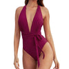 Maillot de bain une pièce échancré