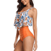 Maillots de Bain Vintage deux pièces à taille haute