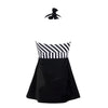 Maillots de bain vintage - tankini à rayures noires