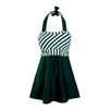 Maillots de Bain Vintage - Tankini à rayures vertes
