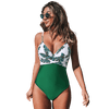 Maillot de bain une pièce motif tropical