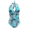 Maillot de bain une pièce tropical turquoise