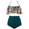 Maillots de Bain Vintage - Orchidée à volants