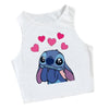 Débardeur Stitch Coeur pour Femme