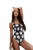 Maillot de bain une pièce à motif floral