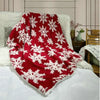 Plaid de Noël en flocon de neige en 3D