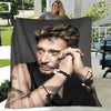 Plaid Johnny Hallyday épais imprimé 3D plusieurs coloris