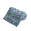 Plaid lumineux motifs dinosaures