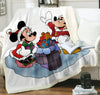 Plaid Merry Christmas avec motif Mickey et Minnie