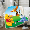 Plaid multicolore Winnie l'ourson