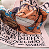 Plaid one piece Monkey D. Luffy Wanted