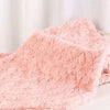 Plaid fausse fourrure motif floral