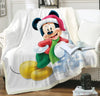 Plaid polaire Merry Christmas Mickey