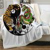 Plaid Yin et Yang tigre et dragon